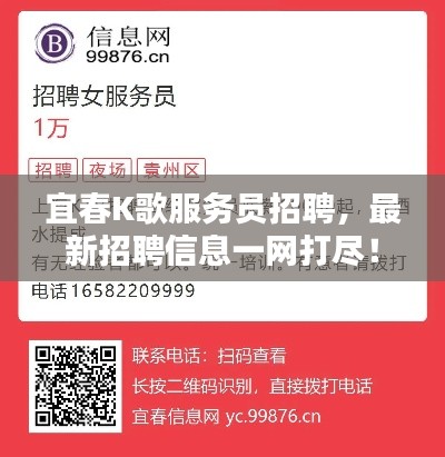 宜春K歌服务员招聘，最新招聘信息一网打尽！