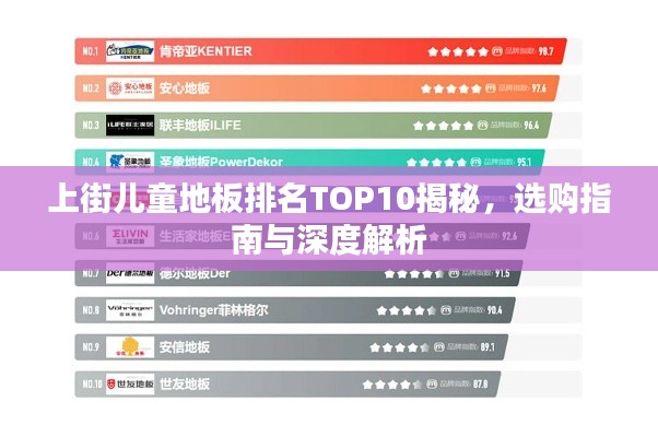 上街儿童地板排名TOP10揭秘，选购指南与深度解析