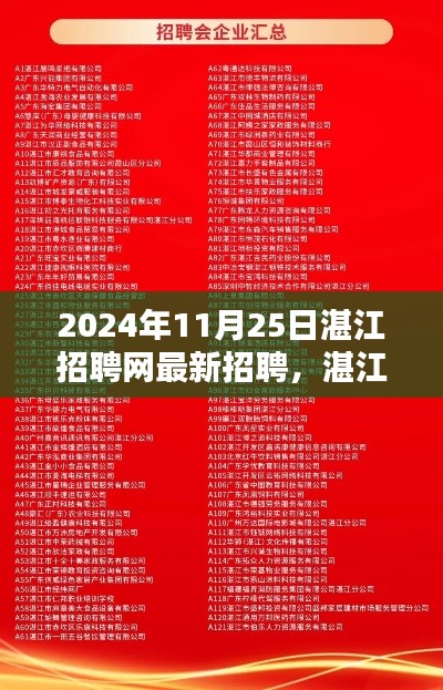 湛江招聘网全新升级，科技引领未来招聘体验（2024年11月25日最新招聘）