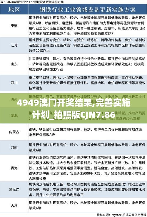 4949澳门开奖结果,完善实施计划_拍照版CJN7.86