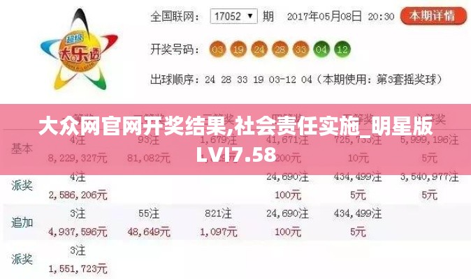 大众网官网开奖结果,社会责任实施_明星版LVI7.58