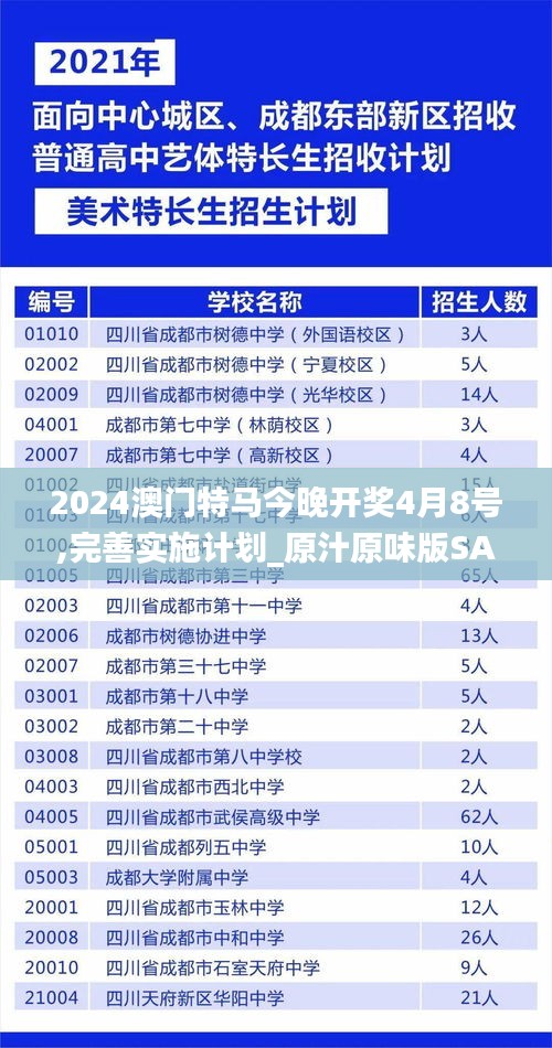 2024澳门特马今晚开奖4月8号,完善实施计划_原汁原味版SAD7.6