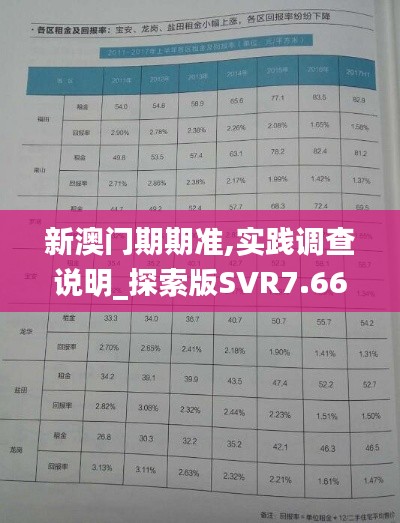 新澳门期期准,实践调查说明_探索版SVR7.66