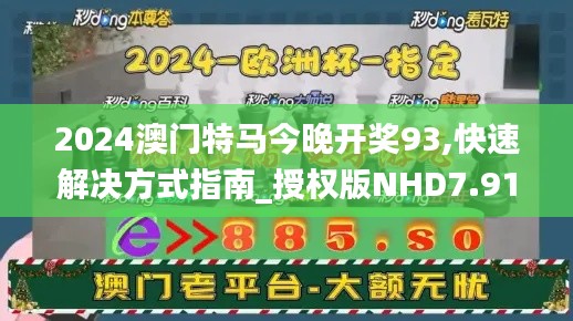 2024澳门特马今晚开奖93,快速解决方式指南_授权版NHD7.91