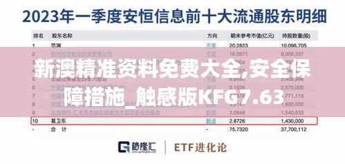 新澳精准资料免费大全,安全保障措施_触感版KFG7.63