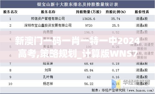 新澳门一码一肖一特一中2024高考,策略规划_计算版WNS7.4