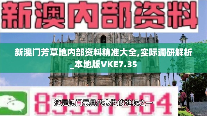 新澳门芳草地内部资料精准大全,实际调研解析_本地版VKE7.35