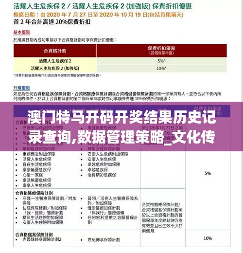 澳门特马开码开奖结果历史记录查询,数据管理策略_文化传承版ZBX7.24