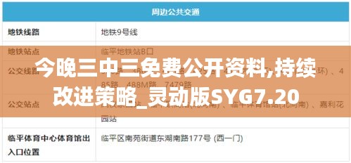 今晚三中三免费公开资料,持续改进策略_灵动版SYG7.20