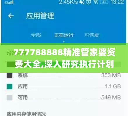 777788888精准管家婆资费大全,深入研究执行计划_时刻版TNE7.78