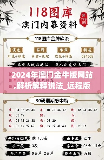 2024年澳门金牛版网站,解析解释说法_远程版BGH7.91