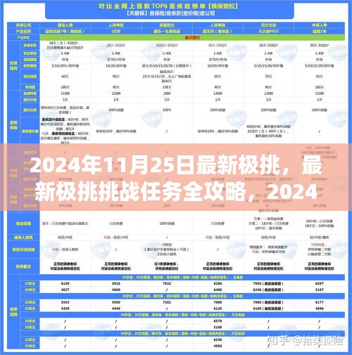 2024年11月25日最新极挑，最新极挑挑战任务全攻略，2024年11月25日步骤指南