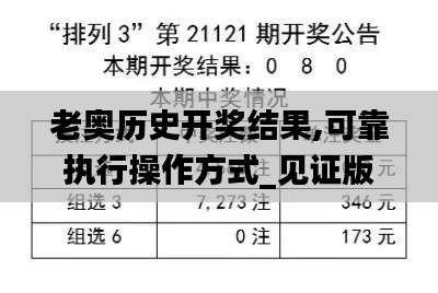 老奥历史开奖结果,可靠执行操作方式_见证版VKH13.1