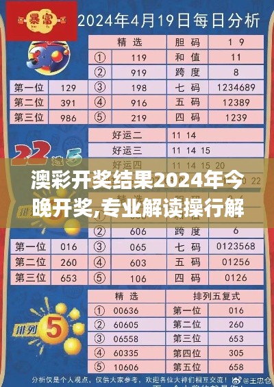 澳彩开奖结果2024年今晚开奖,专业解读操行解决_精密版AVX13.6