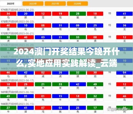 2024澳门开奖结果今晚开什么,实地应用实践解读_云端版JDI13.26