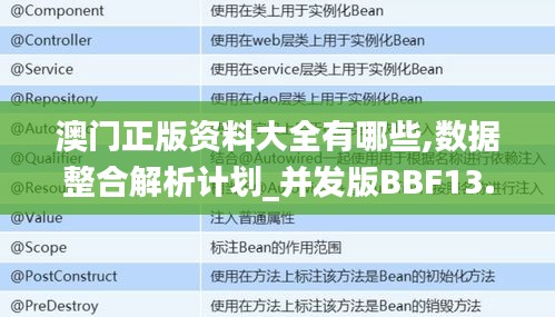 澳门正版资料大全有哪些,数据整合解析计划_并发版BBF13.66