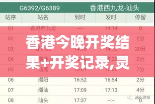 香港今晚开奖结果+开奖记录,灵活性执行方案_特色版LTG13.80