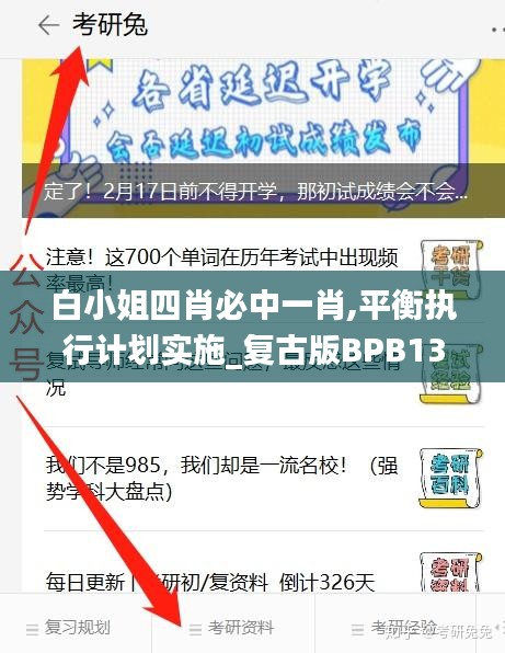 白小姐四肖必中一肖,平衡执行计划实施_复古版BPB13.62