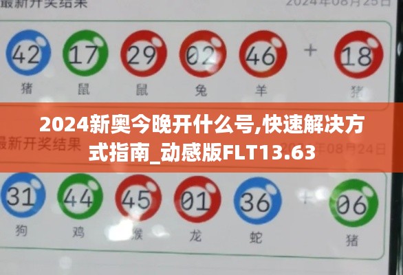 2024新奥今晚开什么号,快速解决方式指南_动感版FLT13.63