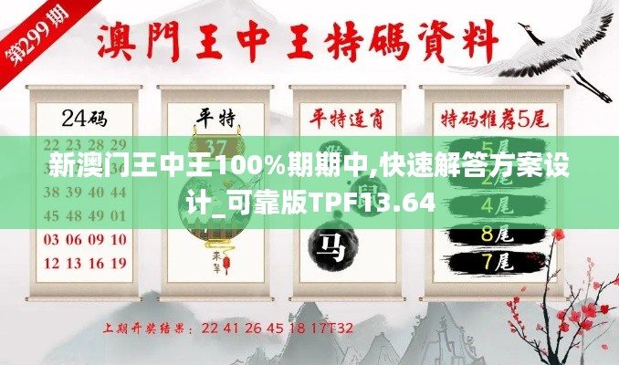 新澳门王中王100%期期中,快速解答方案设计_可靠版TPF13.64