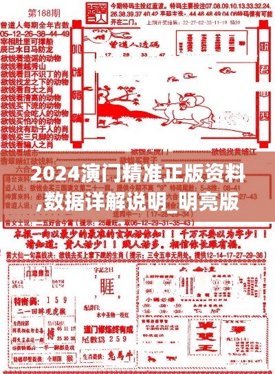 2024演门精准正版资料,数据详解说明_明亮版GVT13.72