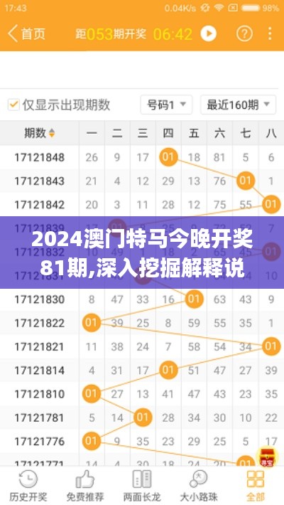 2024澳门特马今晚开奖81期,深入挖掘解释说明_生态版VKT13.31