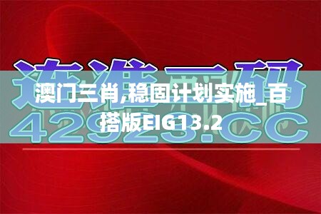 澳门三肖,稳固计划实施_百搭版EIG13.2