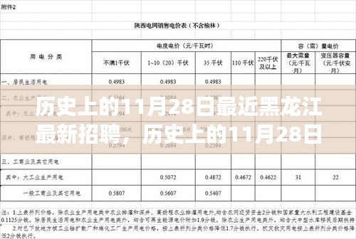 历史上的11月28日与最新黑龙江招聘资讯，你错过了吗？