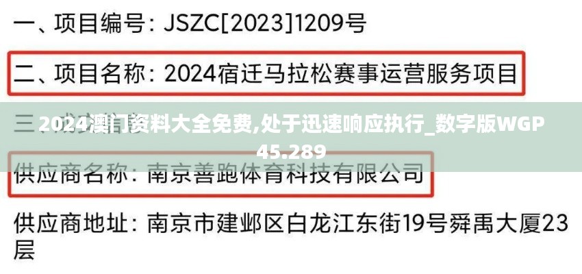 2024澳门资料大全免费,处于迅速响应执行_数字版WGP45.289