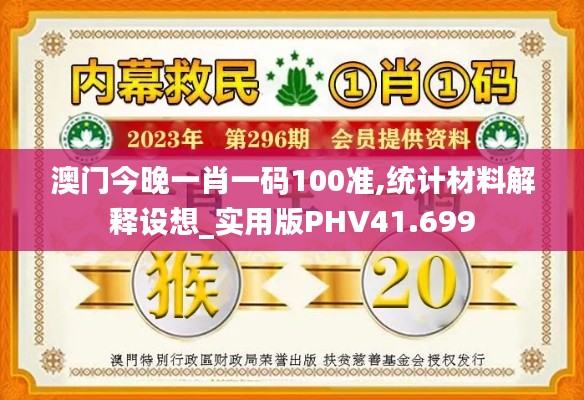 澳门今晚一肖一码100准,统计材料解释设想_实用版PHV41.699