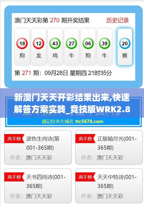 新澳门天天开彩结果出来,快速解答方案实践_竞技版WRK2.887