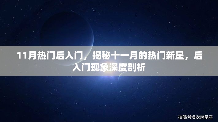 揭秘十一月热门新星，后入门现象深度剖析与趋势展望