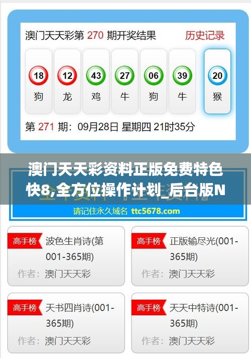 澳门天天彩资料正版免费特色快8,全方位操作计划_后台版NYJ57.285