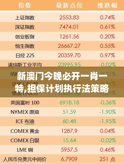 新澳门今晚必开一肖一特,担保计划执行法策略_时尚版XYI76.985