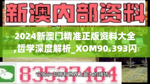 2024新澳门精准正版资料大全,哲学深度解析_XOM90.393闪电版