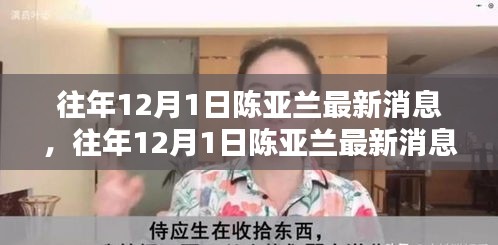 陈亚兰最新消息深度解析，影响及各方观点回顾。