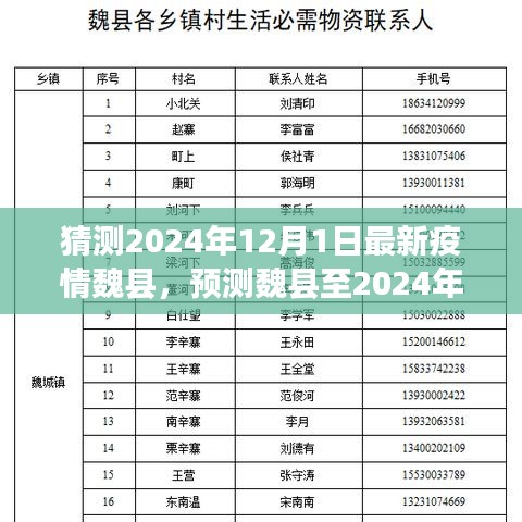 魏县未来一年疫情趋势预测，挑战与机遇并存至2024年12月