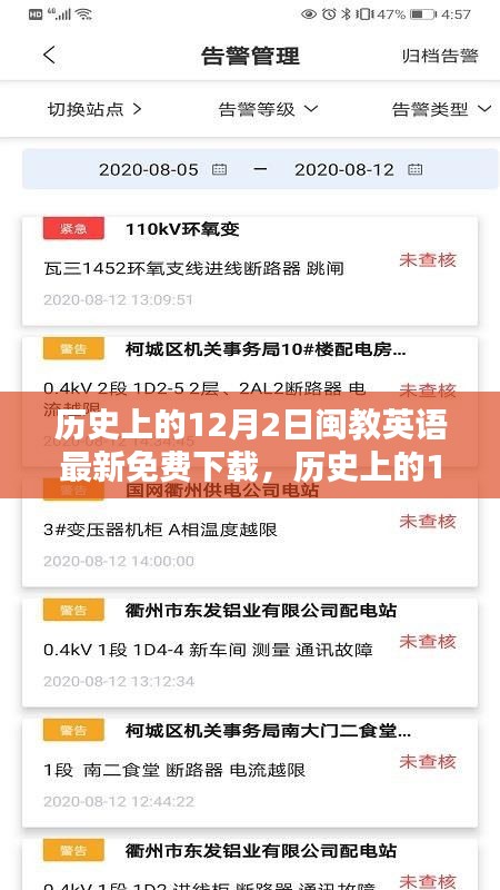 历史上的12月2日，闽教英语最新免费下载资源与英语学习探讨