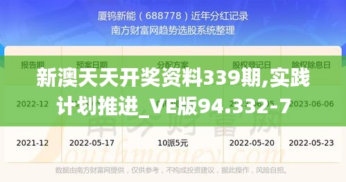 新澳天天开奖资料339期,实践计划推进_VE版94.332-7