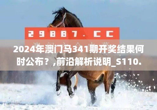 2024年澳门马341期开奖结果何时公布？,前沿解析说明_S110.239