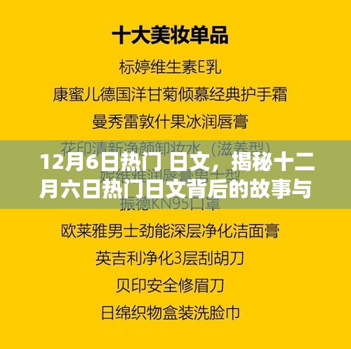 揭秘十二月六日热门日文的背后故事与趋势