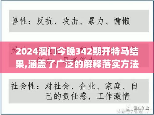 2024澳门今晚342期开特马结果,涵盖了广泛的解释落实方法_限量版4.333