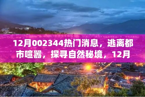 12月心灵之旅启程，逃离都市喧嚣，探寻自然秘境的热门旅行话题