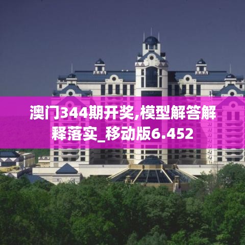 澳门344期开奖,模型解答解释落实_移动版6.452