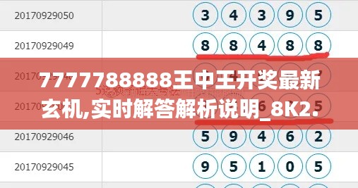 7777788888王中王开奖最新玄机,实时解答解析说明_8K2.168