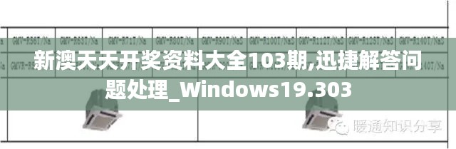 新澳天天开奖资料大全103期,迅捷解答问题处理_Windows19.303