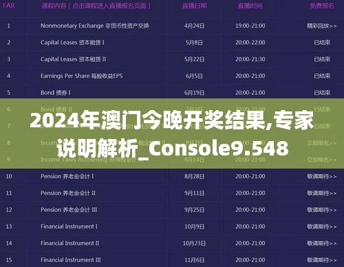 2024年澳门今晚开奖结果,专家说明解析_Console9.548