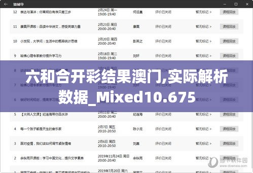 六和合开彩结果澳门,实际解析数据_Mixed10.675