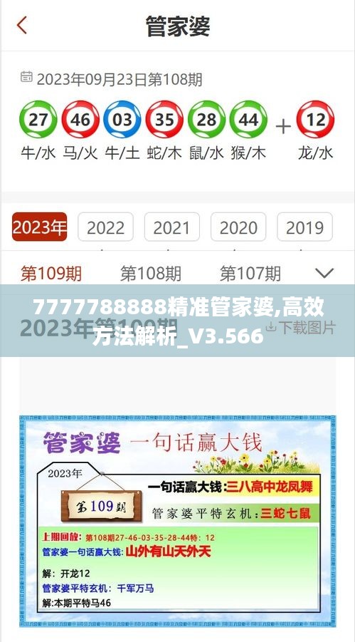 7777788888精准管家婆,高效方法解析_V3.566