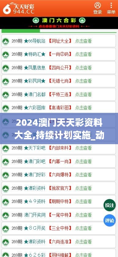 2024澳门天天彩资料大全,持续计划实施_动态版5.829